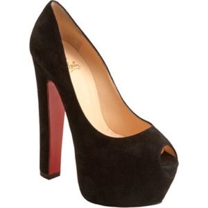 Christian Louboutin Shameless Black Suede Pump